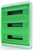 Бокс пластиковый Tekfor ЩРН-П-54 BNZ 40-54-1 (535х398х102мм) IP41 зеленая дверца картинка 